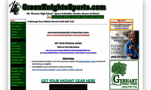 Greenknightssports.com thumbnail