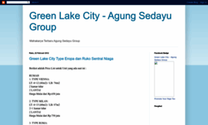 Greenlakecity-agungsedayugroup.blogspot.com thumbnail