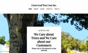 Greenleaftreecare.com thumbnail