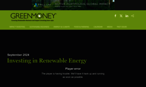 Greenmoney.com thumbnail