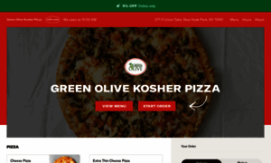 Greenolivekosherpizza.com thumbnail