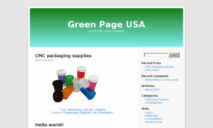 Greenpageusa.com thumbnail