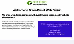 Greenparrotdesign.net thumbnail