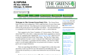 Greenparty.org thumbnail