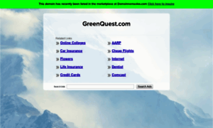 Greenquest.com thumbnail