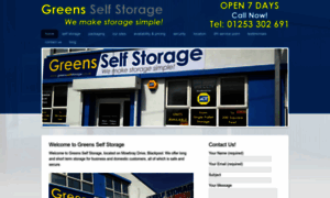 Greensselfstorage.co.uk thumbnail