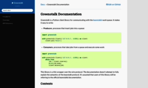 Greenstalk.readthedocs.io thumbnail