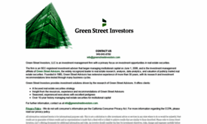 Greenstreetinvestors.com thumbnail