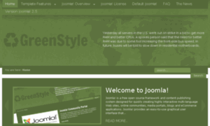 Greenstyle.templatesforjoomla.eu thumbnail