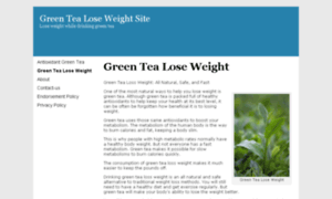 Greentealoseweightsite.com thumbnail