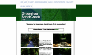 Greentreesandcreektrail.com thumbnail