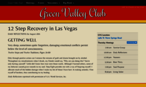 Greenvalleyclub.org thumbnail