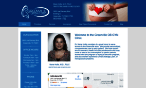 Greenvilleobgynclinic.com thumbnail