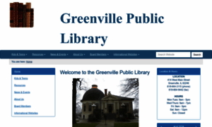Greenvillepubliclibrary.org thumbnail