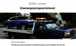 Greenwayscrapcarvaughan.simplesite.com thumbnail