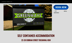 Greenwaysholidayunits.com.au thumbnail