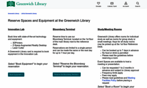 Greenwichlibrary.libcal.com thumbnail