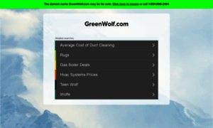 Greenwolf.com thumbnail