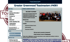 Greenwood.toastmastersclubs.org thumbnail
