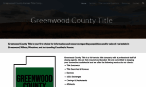 Greenwoodcountytitle.com thumbnail