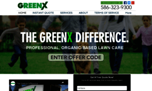 Greenxlawncare.com thumbnail