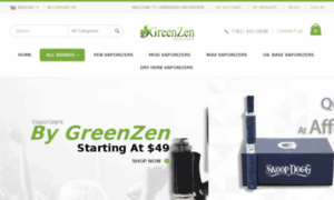 Greenzenvape.com thumbnail