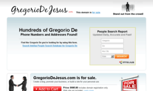 Gregoriodejesus.com thumbnail
