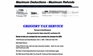 Gregorytaxservice.com thumbnail