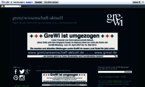 Grenzwissenschaft-aktuell.blogspot.co.at thumbnail