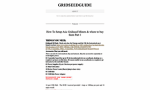 Gridseedguide.wordpress.com thumbnail