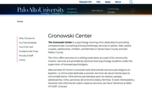 Gronowski.paloaltou.edu thumbnail