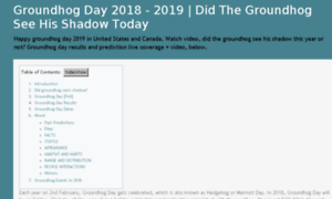 Groundhogday2018shadow.info thumbnail