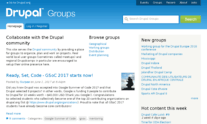 Groups.drupal.org thumbnail