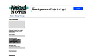 Groups.weekendnotes.com thumbnail