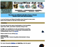 Groupwise.org thumbnail