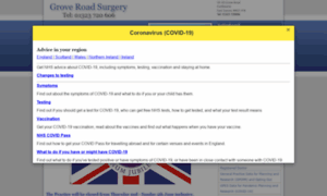 Groveroadsurgery.co.uk thumbnail