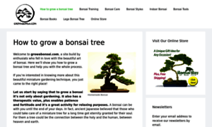 Growabonsai.com thumbnail