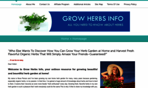 Growherbsinfo.com thumbnail