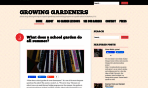 Growinggardeners.net thumbnail