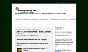 Growingprosperity.com thumbnail