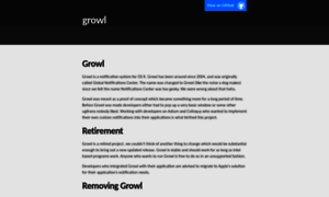 Growl.info thumbnail