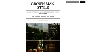 Grownmanstyle.com thumbnail