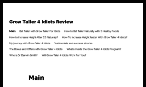 Growtaller4idiotstoday.com thumbnail