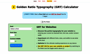 Grtcalculator.com thumbnail