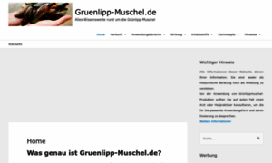 Gruenlipp-muschel.de thumbnail