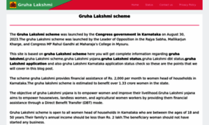 Gruhalakshmiyojana.in thumbnail