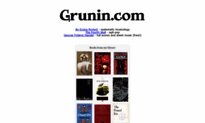 Grunin.com thumbnail