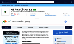 Gs-auto-clicker.software.informer.com thumbnail
