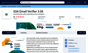 Gsa-email-verifier.software.informer.com thumbnail