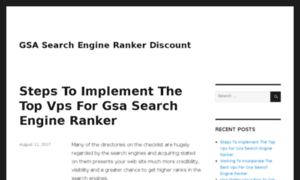 Gsasearchenginerankerdiscount.com thumbnail